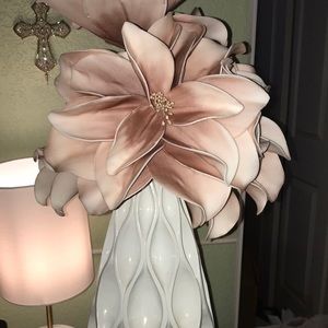 $240 Z Gallerie Vase w/custom blush flowers